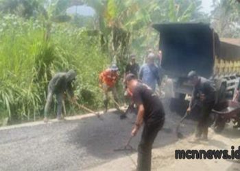 Wujudkan Infrastruktur Mulus, Pemdes Santanamekar Tuntaskan Pengaspalan Jalan Adang Hudori