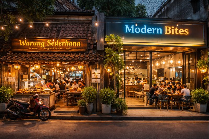 Di Tengah Maraknya Restoran Modern, Rumah Makan Tradisional Tetap Bertahan
