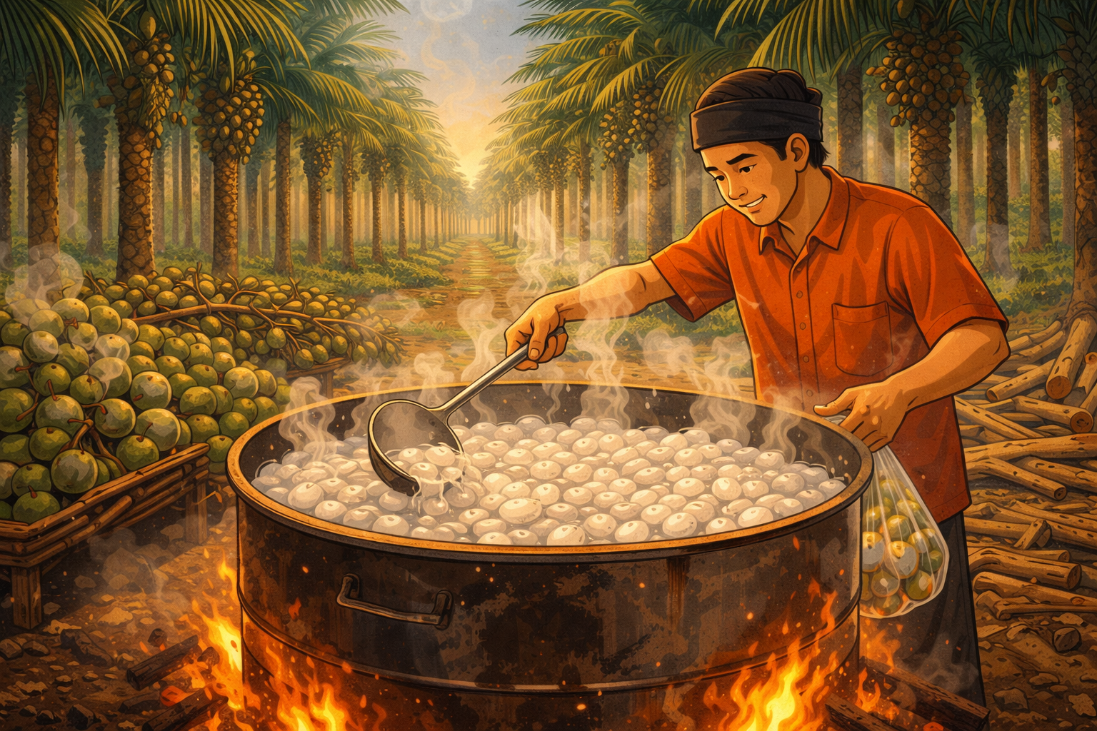 tanaman kolang kaling