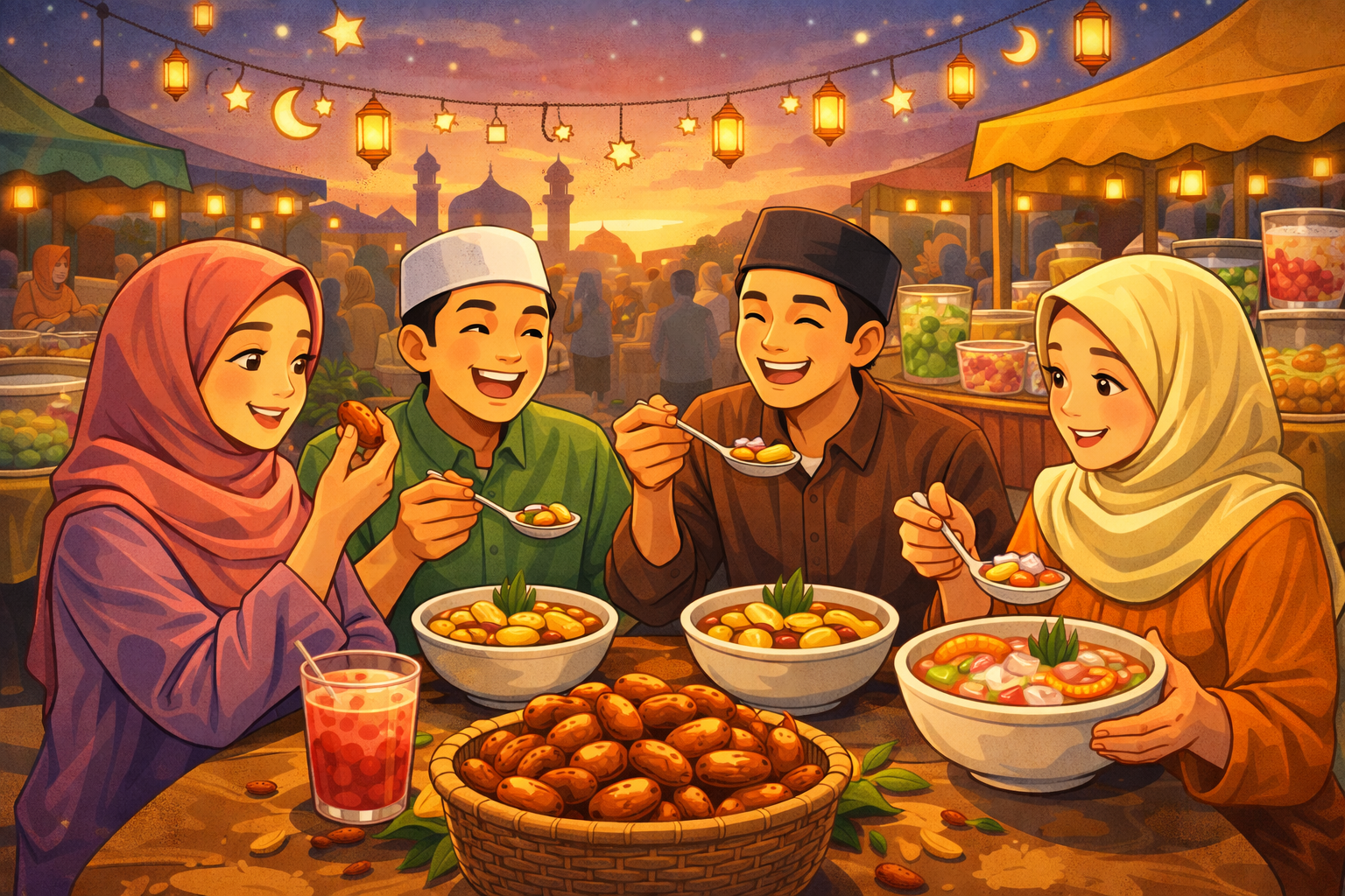 alasan berbuka dengan kurma