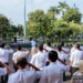 Hari pertama kerja usai Idul Fitri
